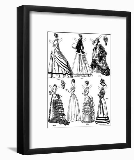 'The Great Gallery of British Costume: Some Women's Fashions from 1843 to 1893', c1934-Unknown-Framed Giclee Print