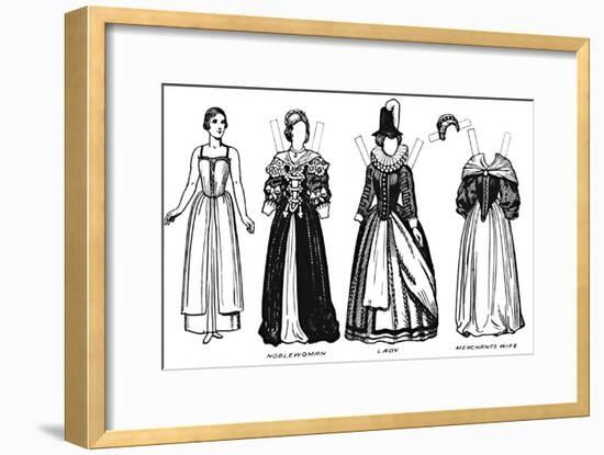 'The Great Gallery of Historic Costume: Dress Worn in James The First's Reign', c1934-Unknown-Framed Giclee Print