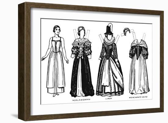 'The Great Gallery of Historic Costume: Dress Worn in James The First's Reign', c1934-Unknown-Framed Giclee Print
