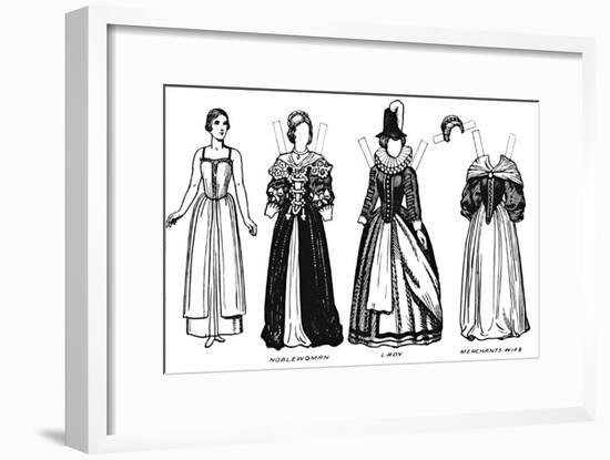 'The Great Gallery of Historic Costume: Dress Worn in James The First's Reign', c1934-Unknown-Framed Giclee Print
