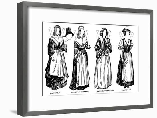 'The Great Gallery of Historic Costume: Dresses Worn in James The First's Reign', c1934-Unknown-Framed Giclee Print