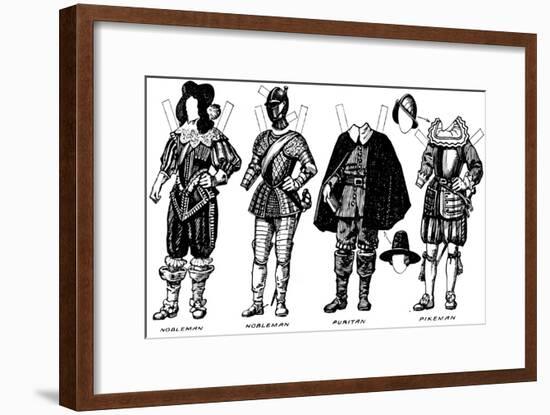 'The Great Gallery of Historic Costume: Dresses Worn in James The First's Reign', c1934-Unknown-Framed Giclee Print