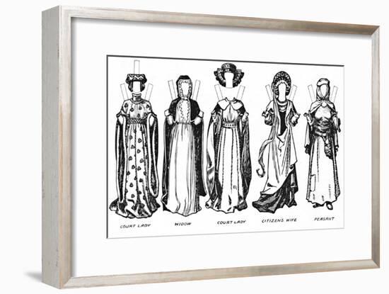 'The Great Gallery of Historic Costume: How People Dressed in Henry IV's Reign', c1934-Unknown-Framed Giclee Print