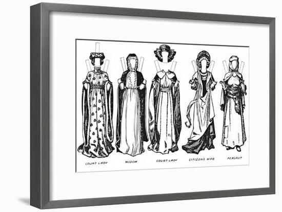 'The Great Gallery of Historic Costume: How People Dressed in Henry IV's Reign', c1934-Unknown-Framed Giclee Print