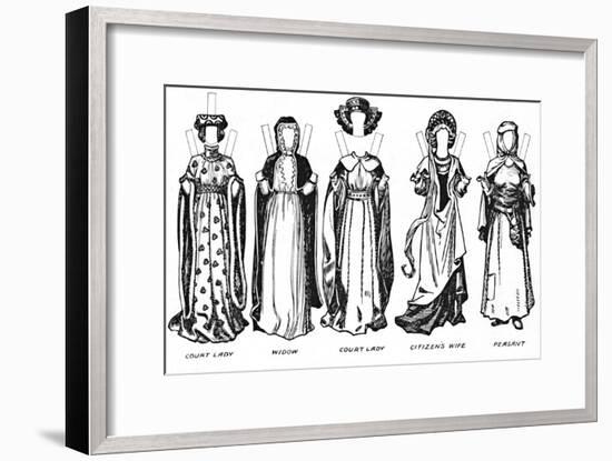 'The Great Gallery of Historic Costume: How People Dressed in Henry IV's Reign', c1934-Unknown-Framed Giclee Print