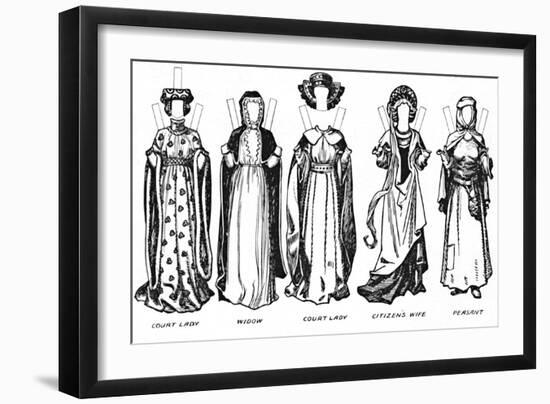 'The Great Gallery of Historic Costume: How People Dressed in Henry IV's Reign', c1934-Unknown-Framed Giclee Print