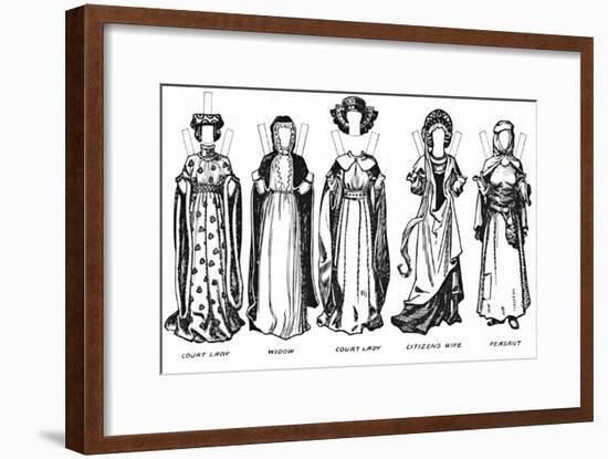 'The Great Gallery of Historic Costume: How People Dressed in Henry IV's Reign', c1934-Unknown-Framed Giclee Print