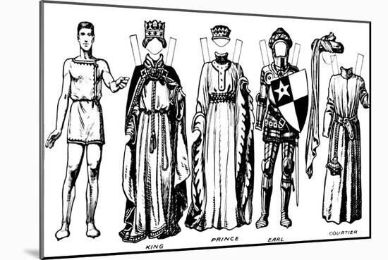 'The Great Gallery of Historic Costume: How People Dressed in Henry IV's Reign', c1934-Unknown-Mounted Giclee Print