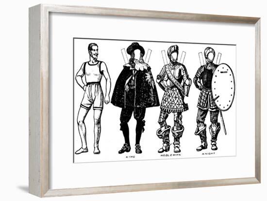 'The Great Gallery of Historic Costume: Some Dresses of Charles The First's Time, c1934-Unknown-Framed Giclee Print