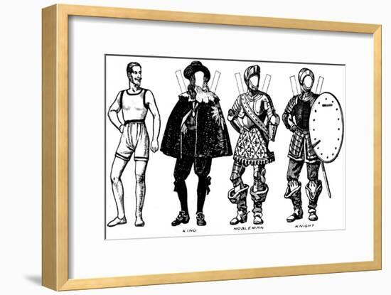 'The Great Gallery of Historic Costume: Some Dresses of Charles The First's Time, c1934-Unknown-Framed Giclee Print