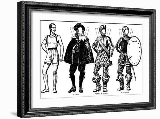 'The Great Gallery of Historic Costume: Some Dresses of Charles The First's Time, c1934-Unknown-Framed Giclee Print