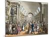 The Great Gallery of the Louvre in Paris, France 19th Century-null-Mounted Giclee Print