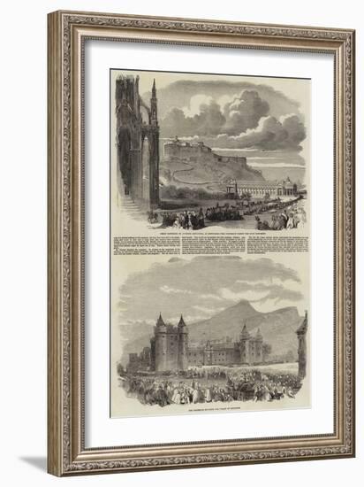 The Great Gathering of Juvenile Abstainers at Edinburgh-null-Framed Giclee Print
