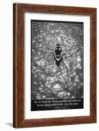 The Great Gatsby Quote-null-Framed Art Print