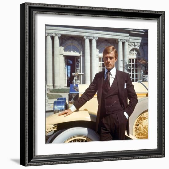 The Great Gatsby, Robert Redford, 1974-null-Framed Photo