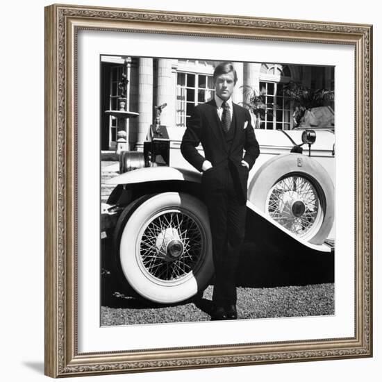 The Great Gatsby, Robert Redford, 1974-null-Framed Premium Photographic Print