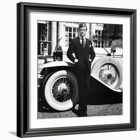 The Great Gatsby, Robert Redford, 1974-null-Framed Premium Photographic Print