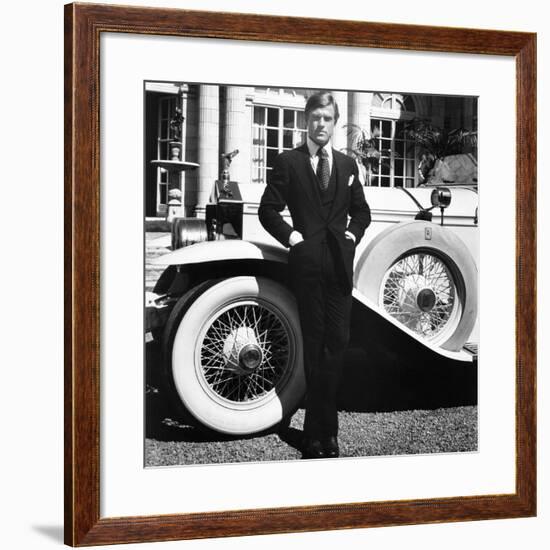 The Great Gatsby, Robert Redford, 1974-null-Framed Photo