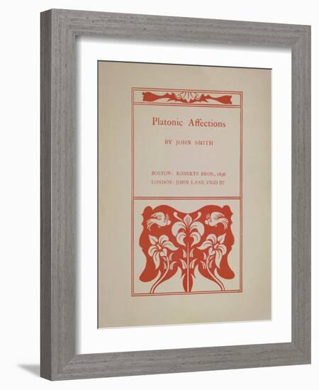 The Great God Pan-Aubrey Beardsley-Framed Giclee Print