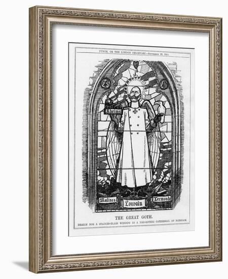 The Great Goth, 1914-Leonard Raven-hill-Framed Giclee Print