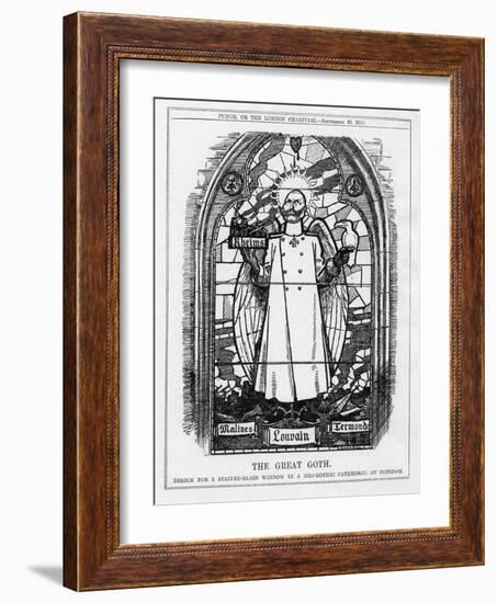 The Great Goth, 1914-Leonard Raven-hill-Framed Giclee Print