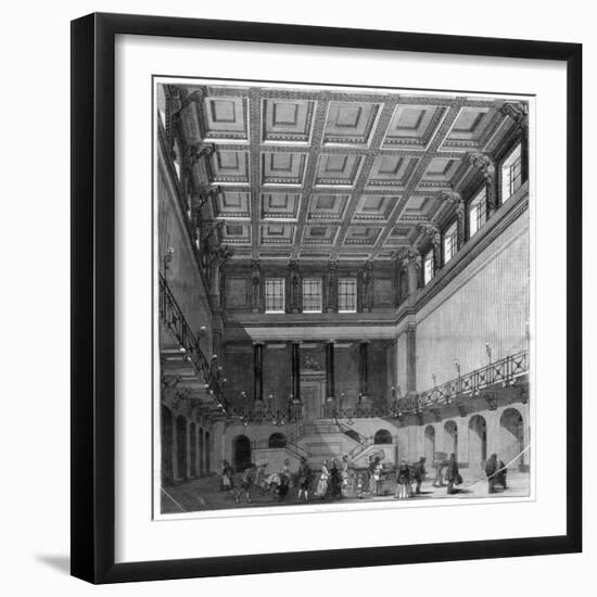 The Great Hall, Euston Square Satation, 1849-null-Framed Giclee Print