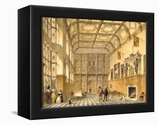 The Great Hall, Hatfield, Berkshire, 1600, Illustration from 'Architecture of the Middle Ages',…-Joseph Nash-Framed Premier Image Canvas