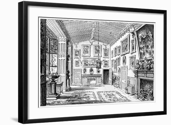 The Great Hall of Charlecote Park, Warwickshire, 1885-Edward Hull-Framed Giclee Print