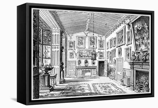 The Great Hall of Charlecote Park, Warwickshire, 1885-Edward Hull-Framed Premier Image Canvas