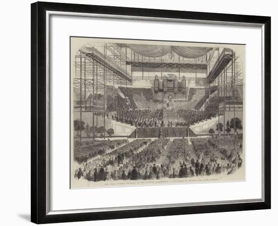 The Great Handel Festival at the Crystal Palace-null-Framed Giclee Print