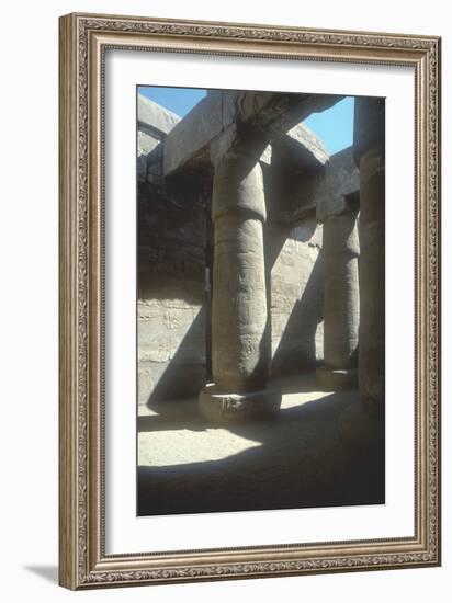 The Great Hypostyle Hall, Temple of Amun, Karnak, Egypt, 19th Dynasty, C13th Century Bc-CM Dixon-Framed Photographic Print