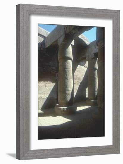 The Great Hypostyle Hall, Temple of Amun, Karnak, Egypt, 19th Dynasty, C13th Century Bc-CM Dixon-Framed Photographic Print