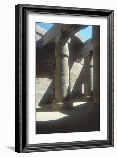 The Great Hypostyle Hall, Temple of Amun, Karnak, Egypt, 19th Dynasty, C13th Century Bc-CM Dixon-Framed Photographic Print