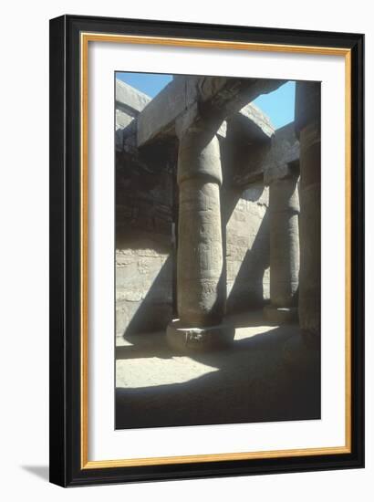 The Great Hypostyle Hall, Temple of Amun, Karnak, Egypt, 19th Dynasty, C13th Century Bc-CM Dixon-Framed Photographic Print