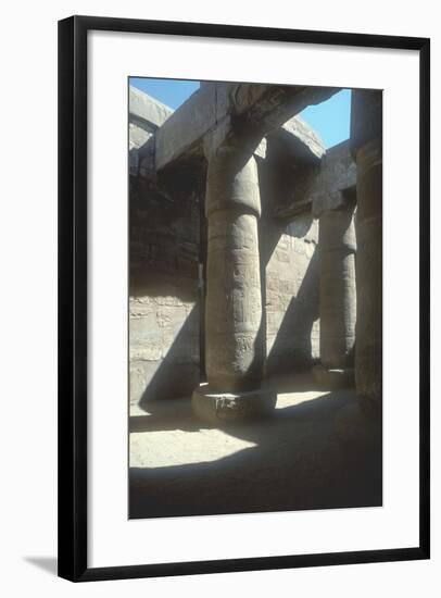 The Great Hypostyle Hall, Temple of Amun, Karnak, Egypt, 19th Dynasty, C13th Century Bc-CM Dixon-Framed Photographic Print