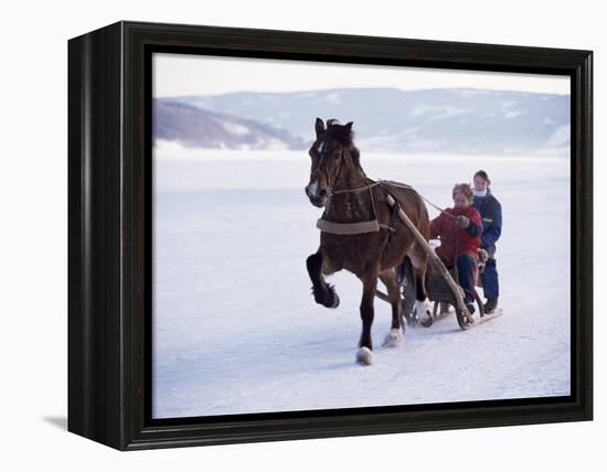 The Great Ice Fair, Lillehammer, Norway, Scandinavia-Adam Woolfitt-Framed Premier Image Canvas