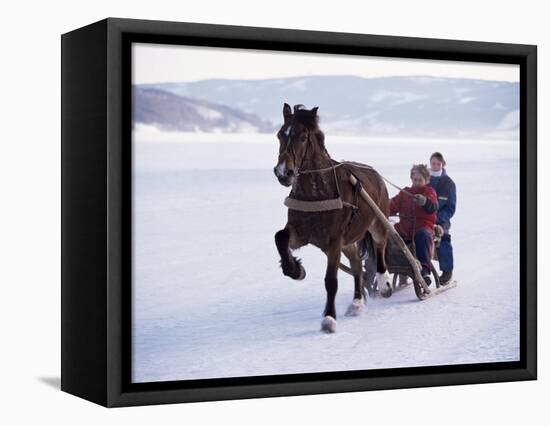 The Great Ice Fair, Lillehammer, Norway, Scandinavia-Adam Woolfitt-Framed Premier Image Canvas
