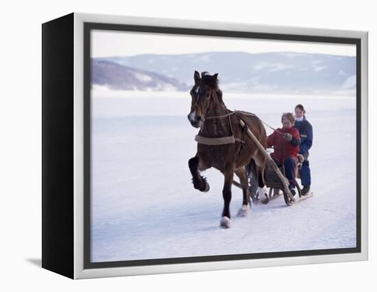 The Great Ice Fair, Lillehammer, Norway, Scandinavia-Adam Woolfitt-Framed Premier Image Canvas