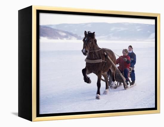The Great Ice Fair, Lillehammer, Norway, Scandinavia-Adam Woolfitt-Framed Premier Image Canvas