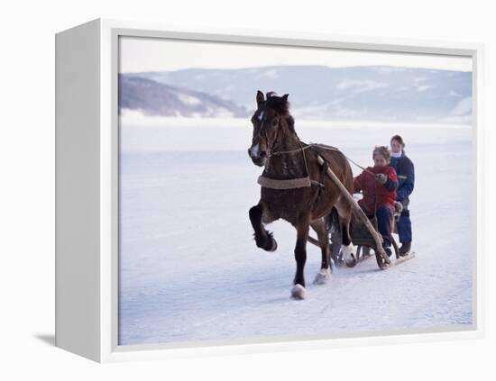 The Great Ice Fair, Lillehammer, Norway, Scandinavia-Adam Woolfitt-Framed Premier Image Canvas