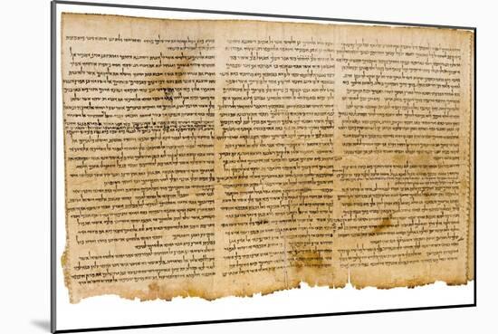 The Great Isaiah Scroll, Columns 28-30, Qumram Cave I, C.100 BC-null-Mounted Giclee Print