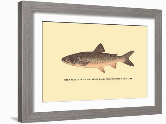 The Great Lake Trout-H.h. Leonard-Framed Art Print