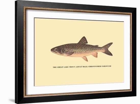 The Great Lake Trout-H.h. Leonard-Framed Art Print