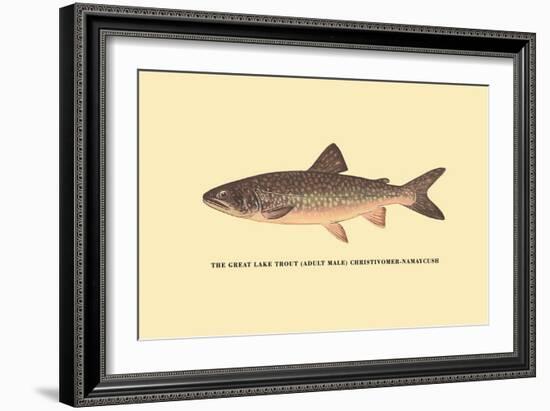 The Great Lake Trout-H.h. Leonard-Framed Art Print