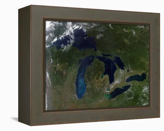 The Great Lakes-Stocktrek Images-Framed Premier Image Canvas