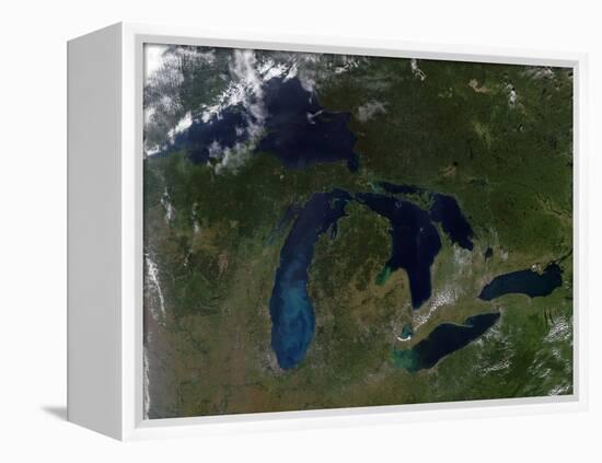 The Great Lakes-Stocktrek Images-Framed Premier Image Canvas