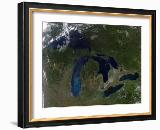 The Great Lakes-Stocktrek Images-Framed Photographic Print