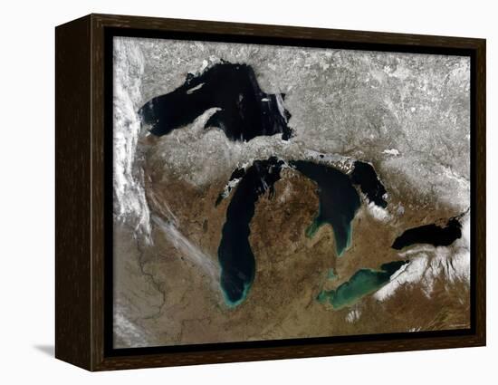 The Great Lakes-Stocktrek Images-Framed Premier Image Canvas