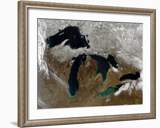 The Great Lakes-Stocktrek Images-Framed Photographic Print