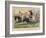 'The great Match between Mr. Flintoff & Jack Rogers', 1858-John Leech-Framed Giclee Print